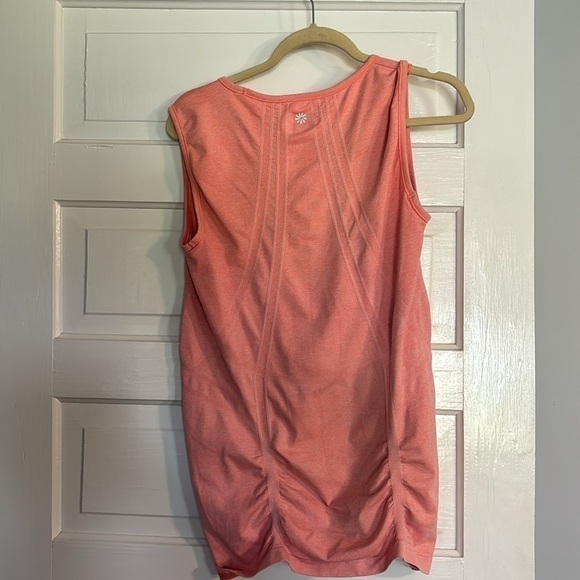 Athleta Orange Rouched Tank - Picture 4 of 4